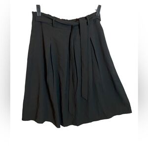 Mosaic & Co Black Tie Front Skirt Women's Size S